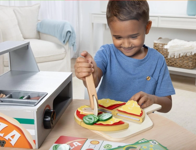 Composez votre propre pizza avec des ingrédients à scratch