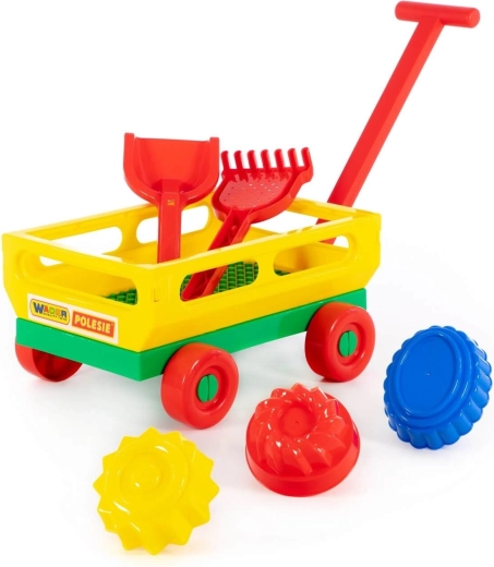 Chariot pour enfants avec set de jeux de sable