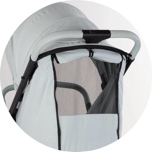 Grande capote avec ventilation et fenêtre
