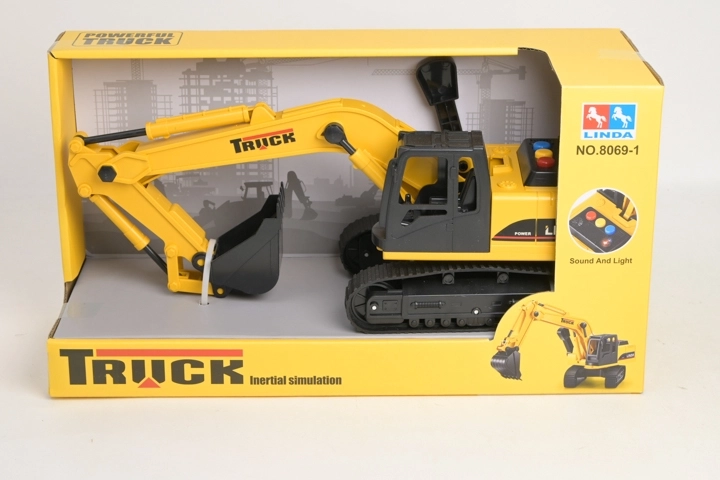 Engin de chantier pour enfants avec effets lumineux et sonores