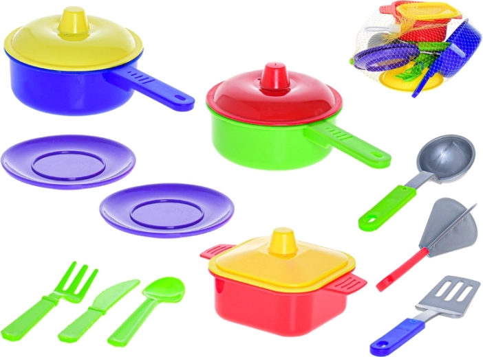 Set de vaisselle pour enfants en filet