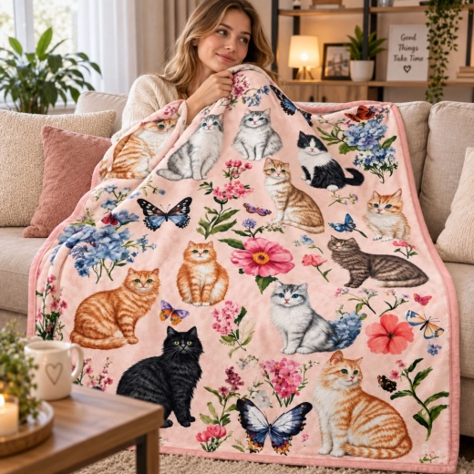 Charmant motif de chats