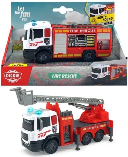 Camion de pompiers à roue libre avec fonction lumineuse