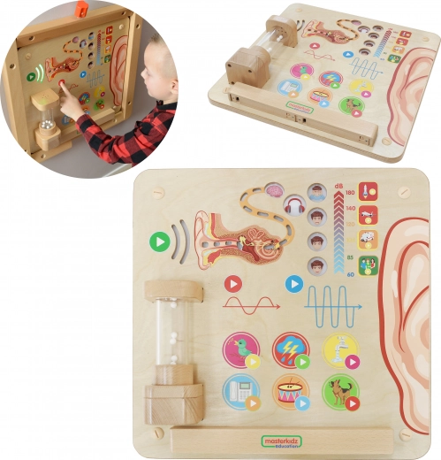 Tableau Éducatif Masterkidz Sens Visuels Montessori