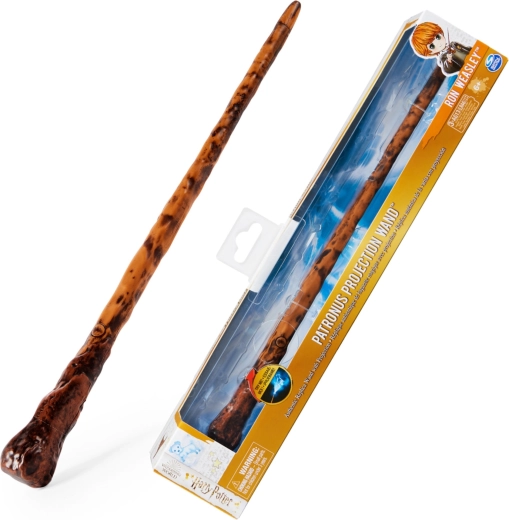 Baguette magique Harry Potter de Ron Weasley avec projection du Patronus
