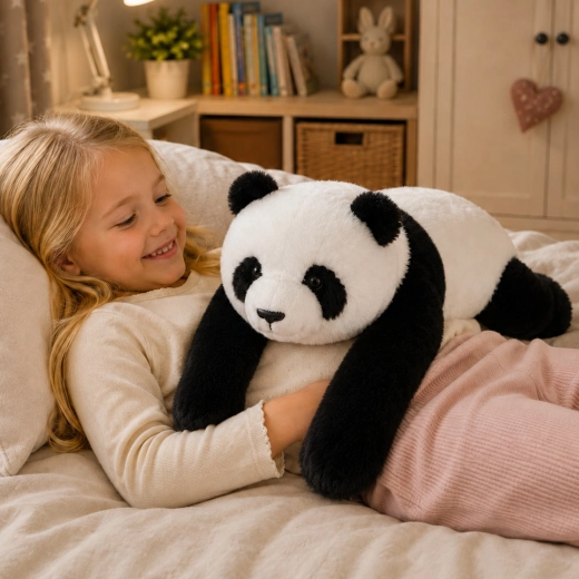 Panda extra grand et ultra câlin (65 cm)