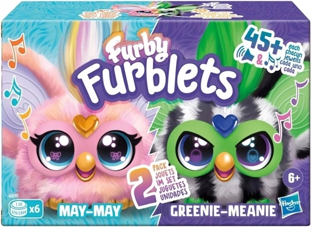 Hasbro Furby Furblets lot de 2 mini compagnons interactifs