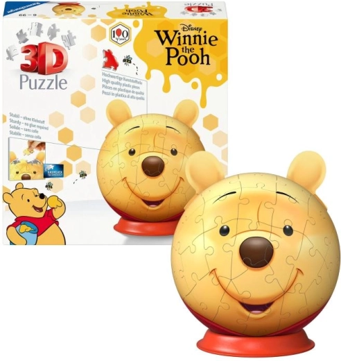 Boule puzzle avec oreilles Winnie l’Ourson