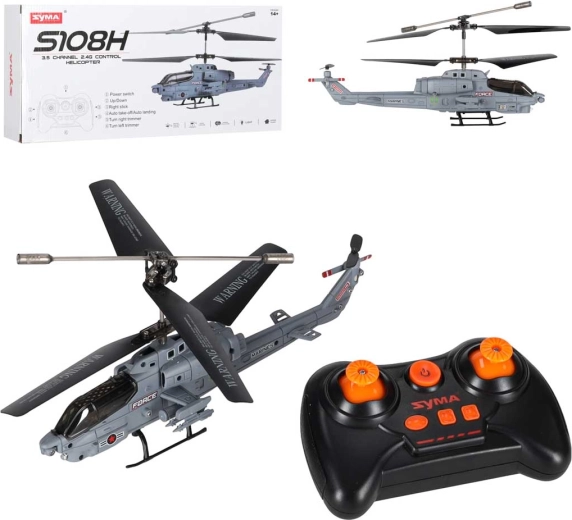 Hélicoptère radiocommandé Syma S108H avec gyroscope et éclairage LED