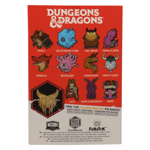Pin de collection aléatoire avec des monstres iconiques