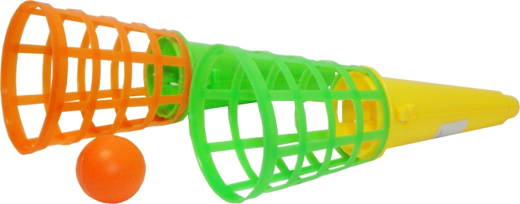 Jeu de catch – balle à ressort avec panier