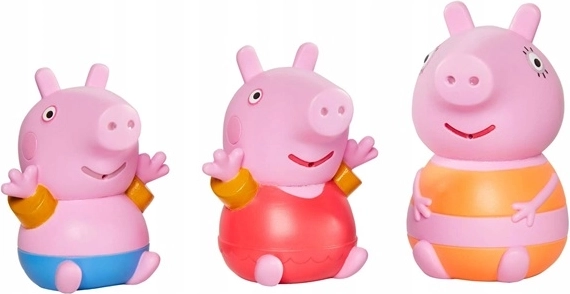 3 personnages populaires Peppa Pig dans le pack