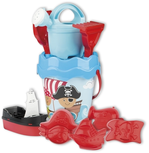 Androni set de plage pirates dans sac de voyage – Bleu