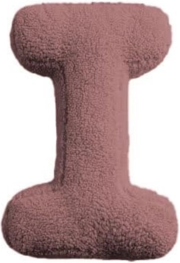 Mealini lettre en peluche I rose - 1 pièce