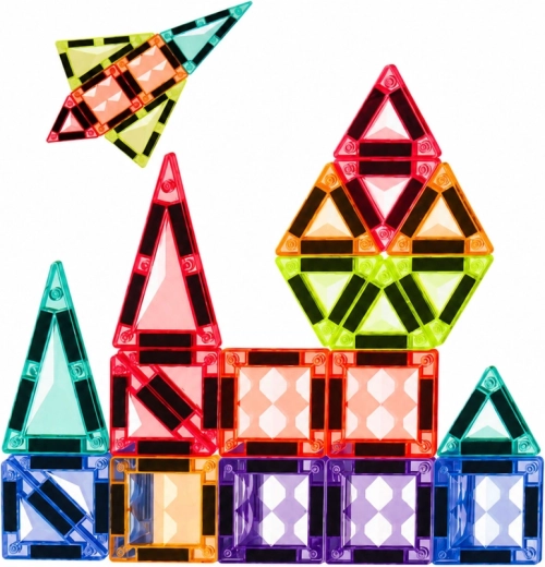 Panneaux 3D transparents et colorés