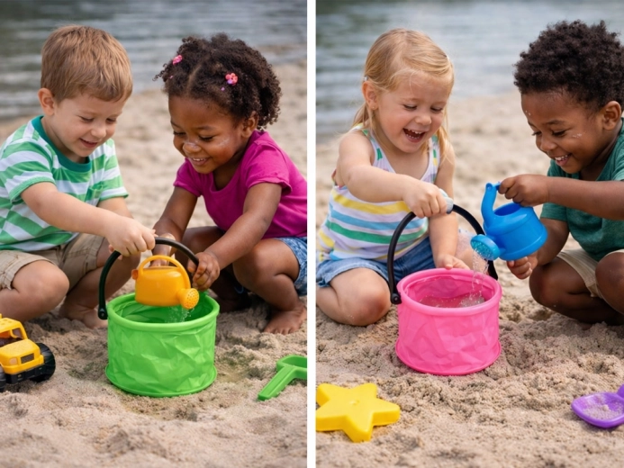 Du plaisir à la plage comme au jardin