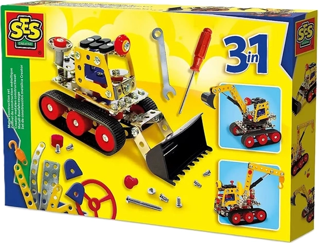 3 en 1 – construisez différentes machines de chantier
