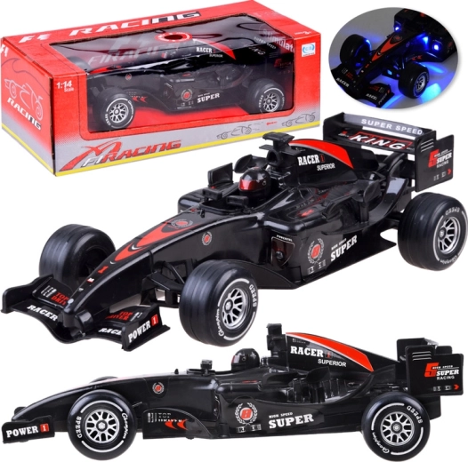 Voiture de course avec effets sonores et lumineux – Noir