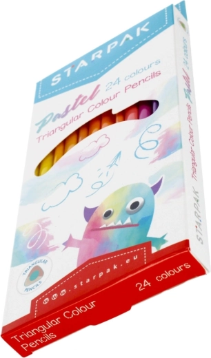 24 teintes pastel douces