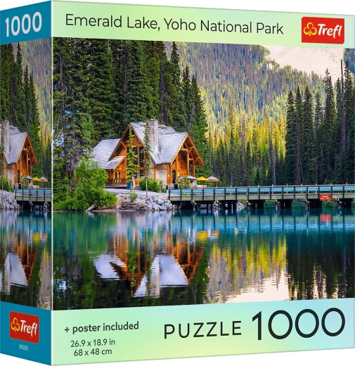 Puzzle TREFL Emerald Lake 1000 pièces