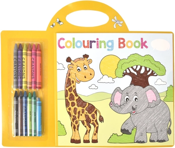 Kit créatif de coloriage avec crayons de cire (13 pcs)