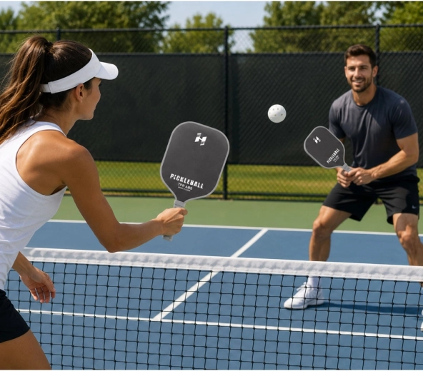 2 balles perforées pour un vol stable