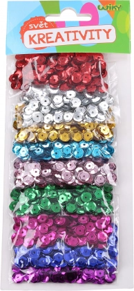 Ensemble de paillettes - 9 couleurs, 27 g