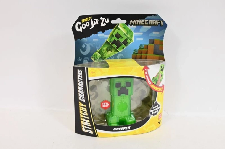 Heroes of Goo Jit Zu x Minecraft Creeper – figurine extensible