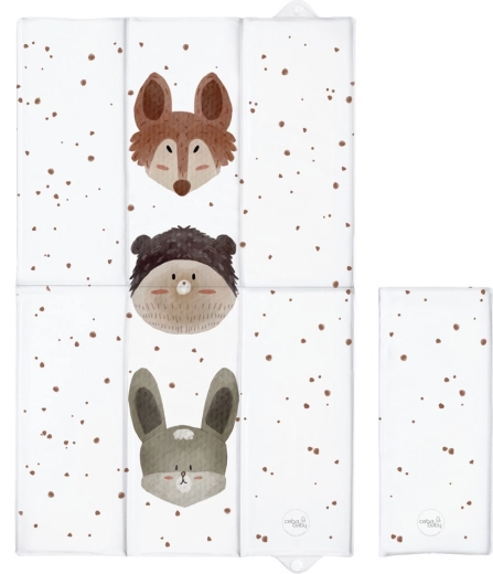 Ceba Baby matelas à langer de voyage pliable Basic cute animals 80 × 50 cm