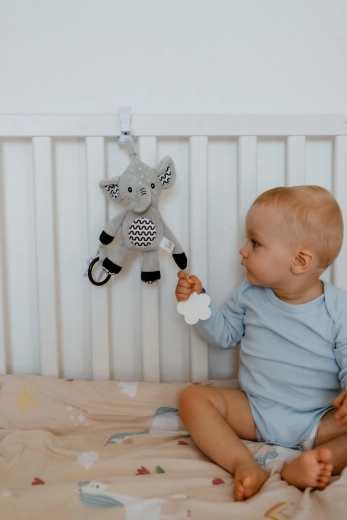 Hochet doux et oreilles bruissantes