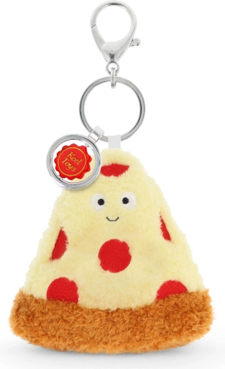 Keeleco porte-clés de sac pizza 12 cm
