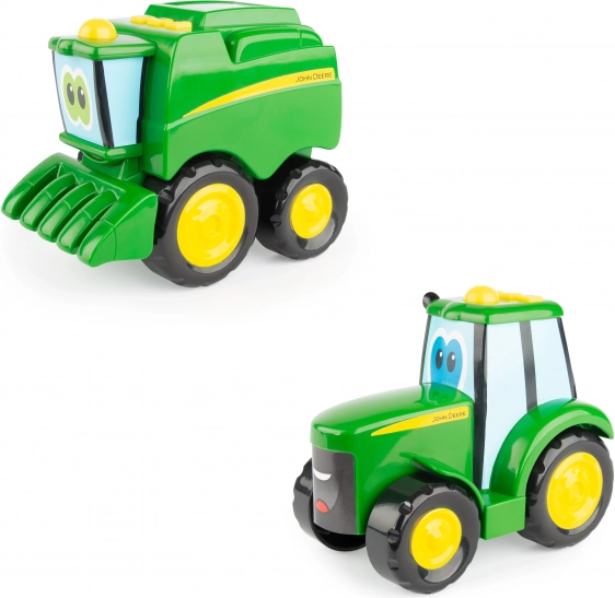 JD Kids tracteur Johnny et moissonneuse Corey avec effets