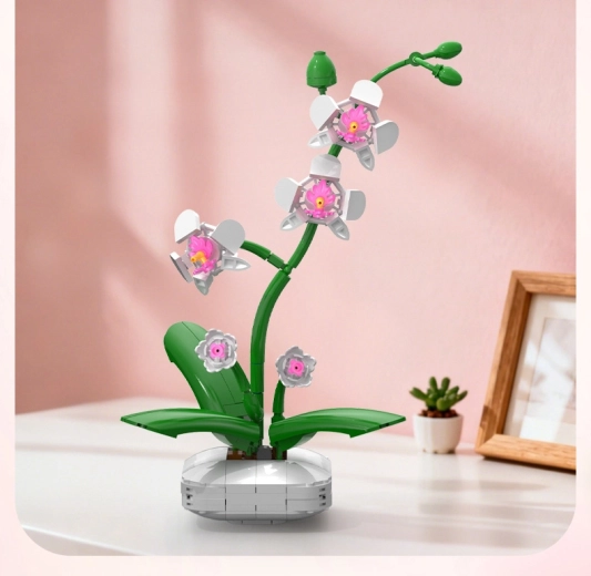 Orchidée réaliste comme décoration design