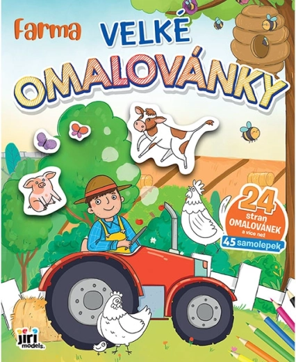 Grands coloriages – ferme