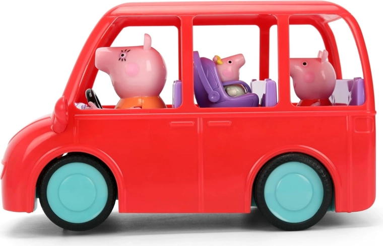 Voiture familiale avec les héroïnes Peppa Pig