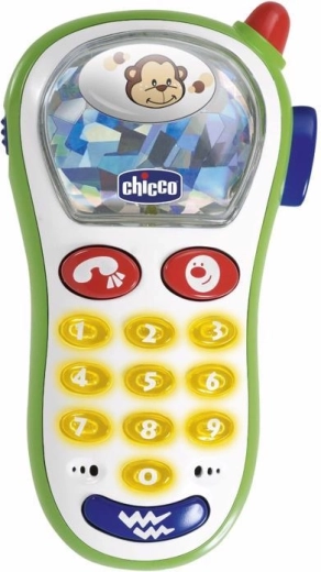 Téléphone vibrant Chicco avec appareil photo pour enfants 6m+