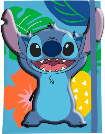 Bloc premium 3D Lilo & Stitch A5 bleu