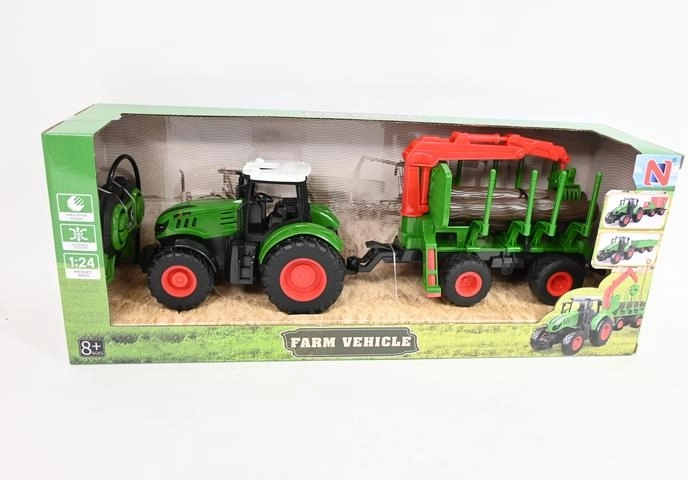 Tracteur RC avec remorque