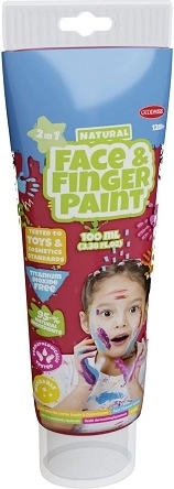 Boti Natural Peinture naturelle rouge pour les doigts et le visage 100 ml