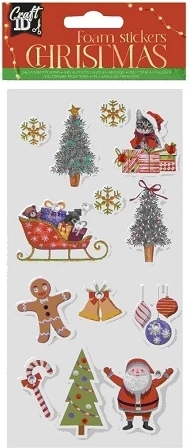 Autocollants en mousse de Noël CCG