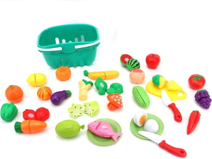 Aliments à découper pour un jeu réaliste