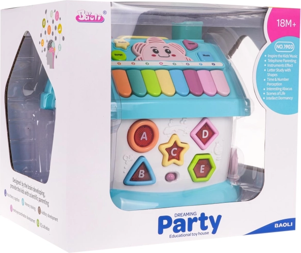 Maison éducative interactive pour enfants – Bleu