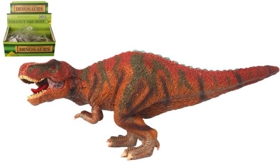 Grand dinosaure en plastique 24–28 cm, 4 types