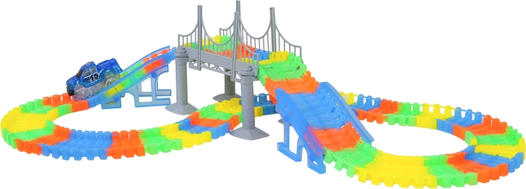 Piste flexible, modelable à volonté