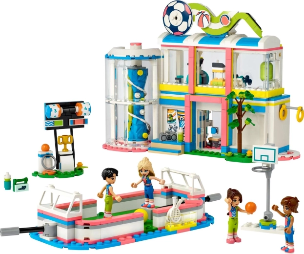 Quatre sports dans un seul set de construction
