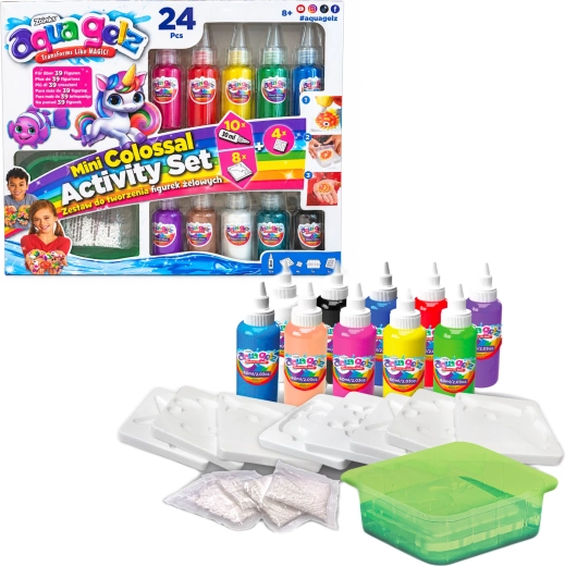 Kit créatif Aqua Gelz Mini Colossal pour créer des figurines en gel