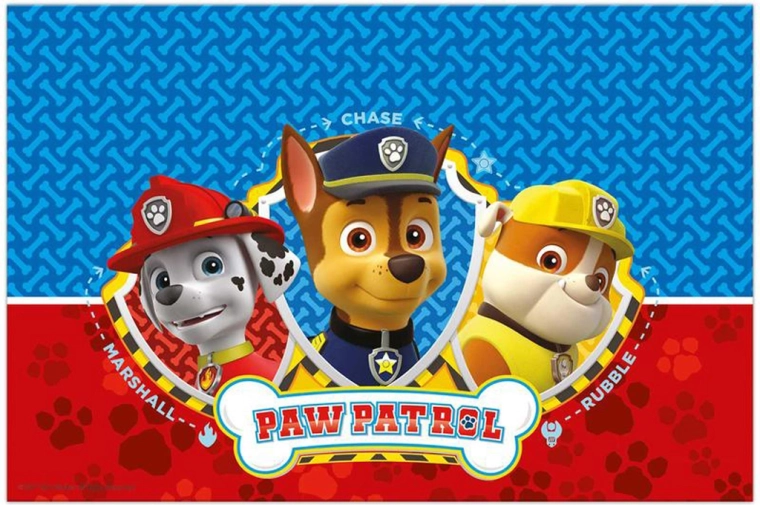 Nappe en plastique pour enfants Paw Patrol 120 × 180 cm