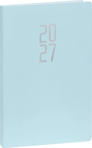 Agenda hebdomadaire Notique Ponza 2027 bleu clair 15 × 21 cm
