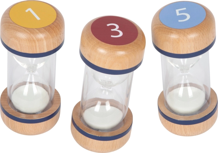 Trois intervalles de temps pour chaque situation