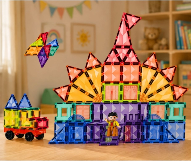 Modèles 3D créatifs : châteaux, véhicules et bien plus